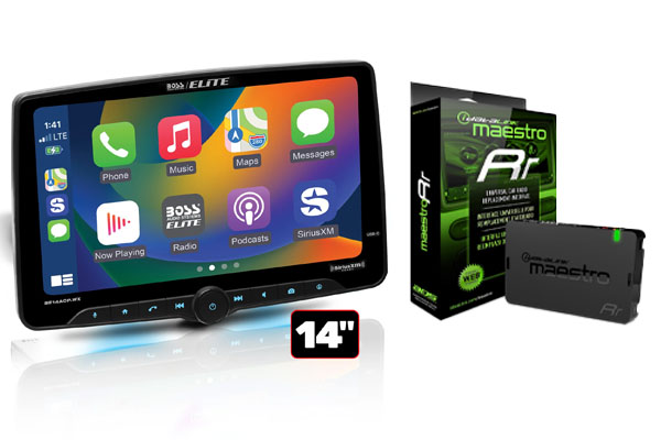  BE14ACP.WX_MRR / DIN, Wireless CarPlay & Android, SXM, 14